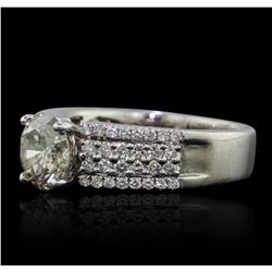 18KT White Gold 1.58ctw Diamond Ring