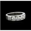 Image 1 : GIA Certified 1.64ctw Diamond Wedding Band - 14KT White Gold
