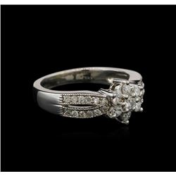 0.57ctw Diamond Ring - 14KT White Gold