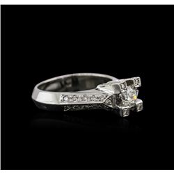 14KT White Gold 0.90ctw Diamond Ring