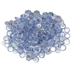 12.34ctw Round Mixed Tanzanite Parcel