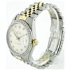 Image 2 : Rolex Two-Tone 1.20ctw Diamond DateJust Men's Watch