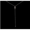 Image 1 : 14KT Rose Gold 0.69ctw Diamond Necklace