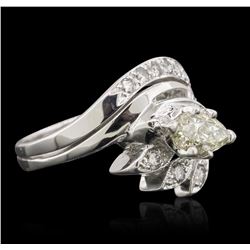 14KT White Gold 1.26ctw Diamond Ring