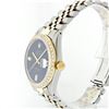 Image 2 : Rolex 14KT Two-Tone Onyx And Diamond DateJust Men's Watch