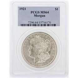 1921 PCGS MS64 Morgan Silver Dollar