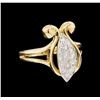 Image 1 : 1.00ctw Diamond Ring - 14KT Yellow Gold