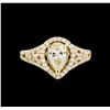 Image 3 : 14KT Yellow Gold 1.78ctw Diamond Unity Ring