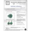 Image 6 : GIA Certified 17.47ctw Emerald and Diamond Earrings and Ring Set - 18KT White Go