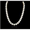Image 2 : 14KT White Gold Pearl Necklace