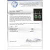 Image 3 : 18.16ctw Emerald and Diamond Earrings - 18KT White Gold