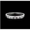 Image 2 : 18KT White Gold 0.40ctw Diamond Ring