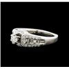 Image 1 : 18KT White Gold 0.90ctw Diamond Ring