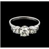 Image 2 : EGL USA Cert 1.40ctw Diamond Ring - Platinum