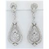 Image 2 : 1.75ctw Diamond Earrings - 18K White Gold