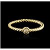 Image 2 : 14KT Yellow Gold 0.09ct Diamond Ring