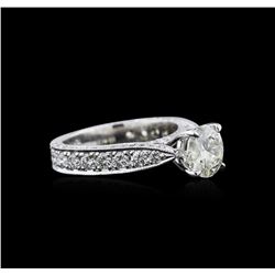 3.04ctw Diamond Ring - 18KT White Gold