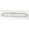 Image 7 : 2.25ctw Diamond Bracelet - 14KT White Gold