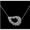 Image 1 : 1.23ctw Diamond Necklace - 14KT White Gold