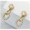 Image 4 : 1.80ctw Diamond Earrings - 14KT Yellow Gold