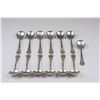 Image 1 : Vintage Lunt Sterling Silver "American Victorian" Cream Soup Spoons