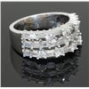 Image 9 : 1.25ctw Diamond Ring - 18KT White Gold