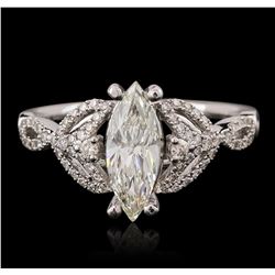 14KT White Gold 1.16ctw Diamond Ring