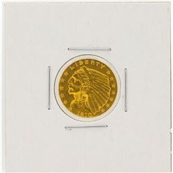 1910 $2.50 Indian Head Quarter Eagle Gold Coin