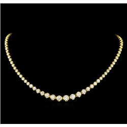 18KT Yellow Gold 17.01ctw Diamond Necklace