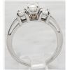 Image 6 : 0.80ctw Diamond Ring - 14KT White Gold