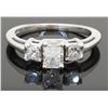 Image 7 : 0.80ctw Diamond Ring - 14KT White Gold