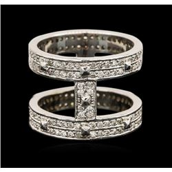 14KT White Gold 0.42ctw Diamond Ring