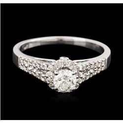 14KT White Gold 0.69ctw Diamond Ring