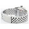 Image 5 : Rolex Stainless Steel 1.00ctw Diamond and Sapphire DateJust Men's Watch