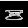 Image 2 : 0.38ctw Diamond Ring - 14KT White Gold