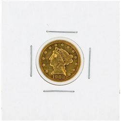 1902 $2.50 Liberty Head Quarter Eagle Gold Coin