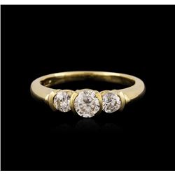 14KT Yellow Gold 0.84ctw Diamond Ring