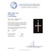 Image 3 : 1.00ctw Diamond Cross Pendant - 18KT White Gold