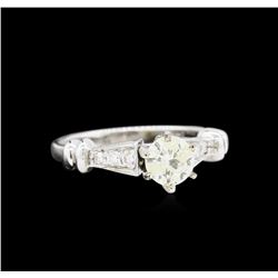 14KT White Gold 0.81ctw Diamond Ring