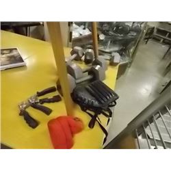DUMB BELLS, LEG WEIGHTS AND MORE
