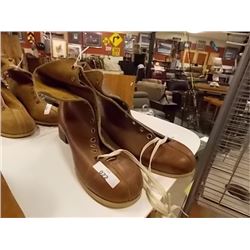 NEW LADIES SUEDE TOP ANKLE SHOES - BROWN - SZ 8