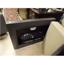ELECTRIC FIRE PLACE - LIGHTS AND HEATS - NO FRONT GLASS