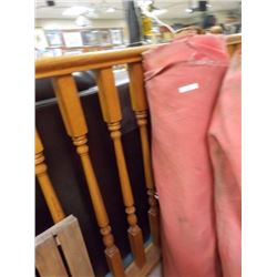 LARGE ROLL OF RED FABRIC