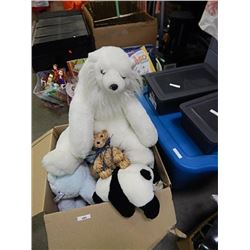 BOX OF STUFFED STUFFIES
