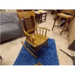 VINTAGE OAK ROCKER