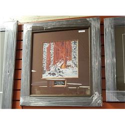 FRAMED PRINT - CHRISTMAS DAY - GIVE OR TAKE A WEEK - BEV DOOLITTLE - GALLERY ESTIMATE ~$425