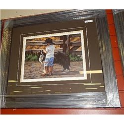 FRAMED LIMITED EDITION PRINT - BORDER PATROL - MAUDE BAYNTON - GALLERY ESTIMATE ~$525