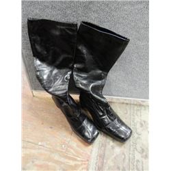 SHOES - WOMANS - ROBERTO VIANNE - BLACK BOOTS - SIZE 39