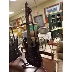 ELECTRIC GUITAR - ESP LTD KH-602 KIRK HAMMET SIGNATURE GUITAR - INLAID SKULL AND CROSS BONES ALONG T