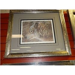 FRAMED LIMITED EDITION PRINT - A CHANCE OF FURRIES - BRADLEY J PARISH  - GALLERY ESTIMATE ~$450